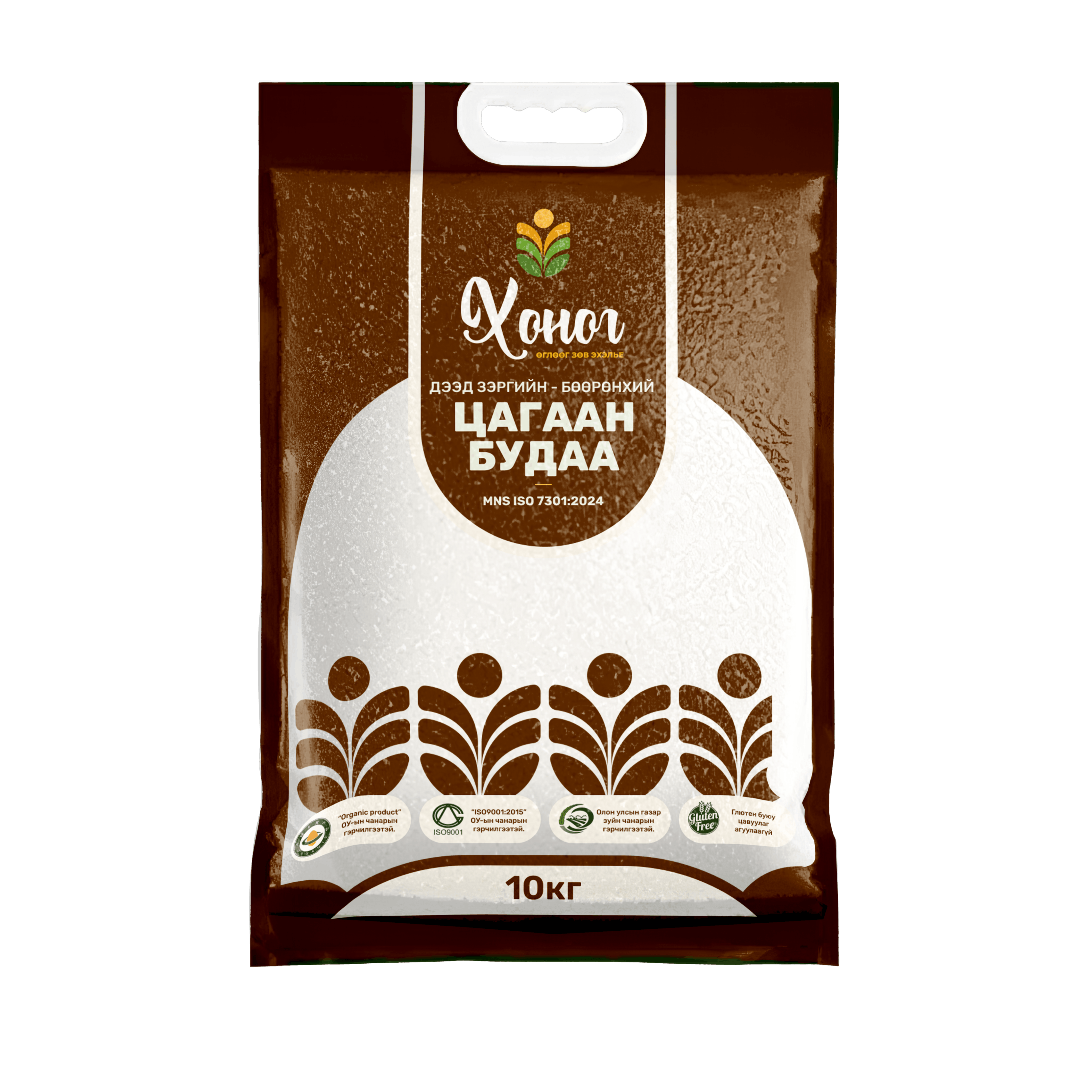 Хоног цагаан будаа /Бөөрөнхий Сорт/ – Organic Premium Rice